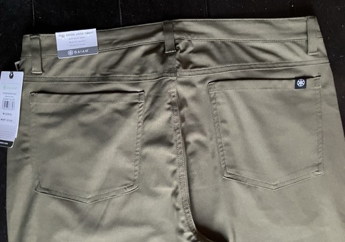 Gaiam Mens Commuter Pants Burnt Olive M 34x30 NWT $70 Studio to Street Comfort - Picture 5 of 5