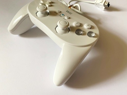Nintendo Wii Classic Controller Pro Boxed White Shiro RVL-005(-02) Game Japan JP - Picture 7 of 12