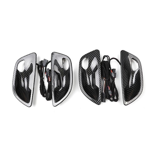 Car Interior Led Ambient Door Light Stripes For BMW 5 Series F10/F11 Blue/Orange - Foto 3 di 6