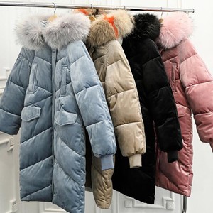 en Veste ouaté manteau en coton velours matelassée chaude long coton Parka r1rqC8wO