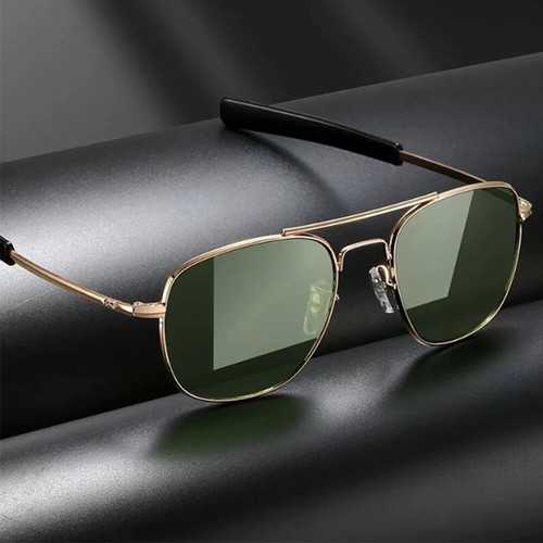 Luxus Marke Retro grün AO Pilot Sonnenbrille Designer männlich Sonnenbrille amerikanisch - Bild 5 von 27
