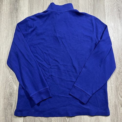 Polo Ralph Lauren Estate Rib Sapphire Blue Pullover Sweater Herren Large Flesh Pony - Bild 8 von 8