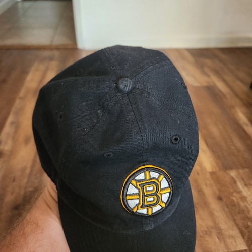 Boston Bruins OTS Hat Dad Cap Adjustable Strapback NHL Black - Picture 4 of 8