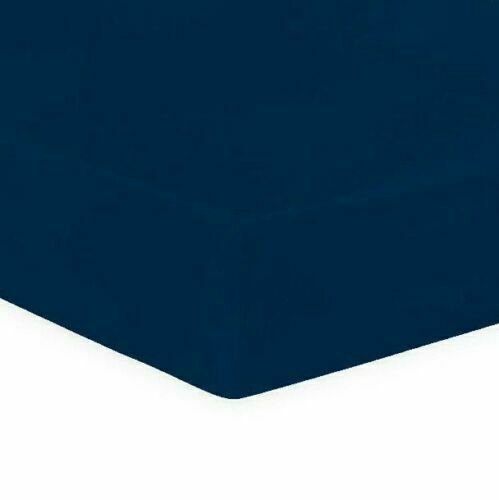 TC200 Fitted Sheet 25cm 100% Egyptian Cotton Hotel Quality Plain Dyed Bed Sheets - Picture 7 of 7