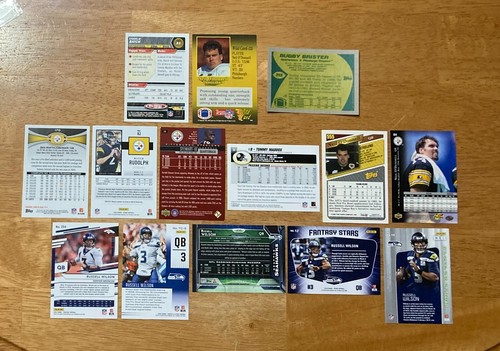 B. Roethlisberger, R. Wilson, J. Fields 30 Cards 4 rookies Pittsburgh Steelers - Picture 4 of 4