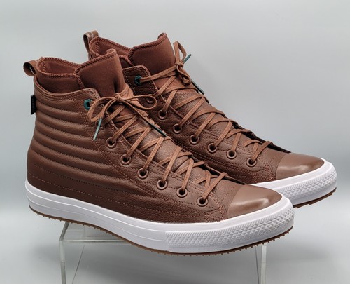 Converse Chuck Taylor Climate Counter Boots Mens 12 Brown Leather Waterproof NEW - Picture 3 of 21