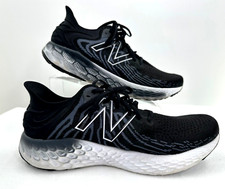 New Balance Mens Fresh Foam 1080v11 Running Shoe Black M1080B11 Sz 12.5 (2E Wide