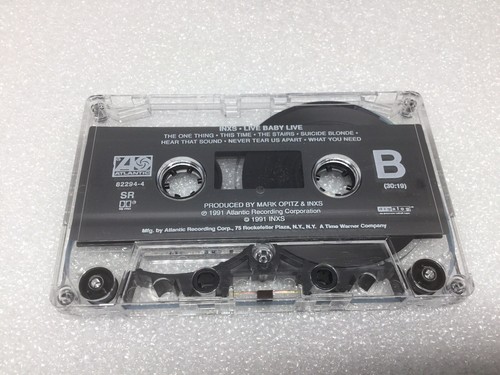 Live Baby Live By INXS Audio Cassette 1991 Atlantic Records Canada 7 82294-4  K7 - Picture 4 of 11