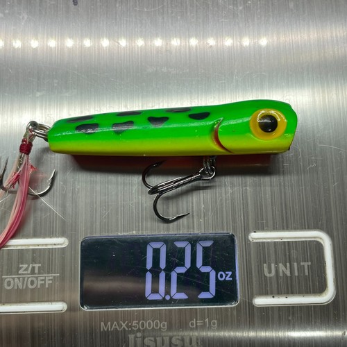 Pre-Rapala Storm Rattlin Baby Chug Bug Vintage Topwater Lure RXP205 Hot Tiger - Picture 8 of 8