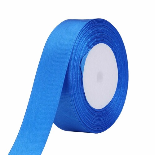 25m Double Sided Satin Ribbon Fabulous Colours DIY Crafts 10/23/25/40/50mm Width - Picture 110 of 152