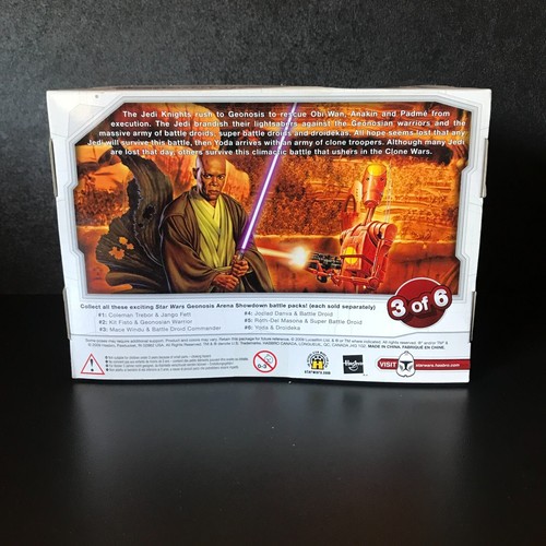 Star Wars TLC Geonosis Arena Showdown Mace Windu Battle Droid Commander 3 of 6 - Picture 6 of 10