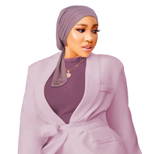 Indian Beanie Women Muslim Head Cover Wrap Caps Islamic Cancer Chemo Headwear - Picture 25 of 31