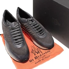 Di Bianco NWD The Daytona Leather / Suede Sneakers Size 9 US In Gray