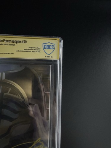 Mighty Morphin Power Rangers #40 Foil CBCS 9.0 JDF Jason David Frank signiert - Bild 4 von 21