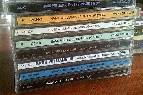 Hank Williams Jr. 8-CD Lot Country Music Collection, Man of Steel, Montana Cafe - Picture 4 of 4