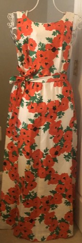 Vintage 60s 70s MALIA Honolulu Colorful Floral Ma