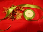 3m satin ribbon green meadow, flowers hat, hair ribbon dolls, little girl