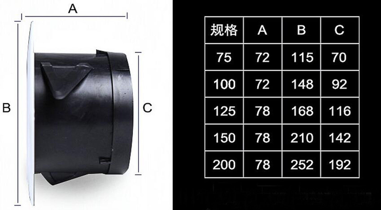 Adjustable Ceiling Air Extract Valve Round Diffuser Duct Cover Air Vent