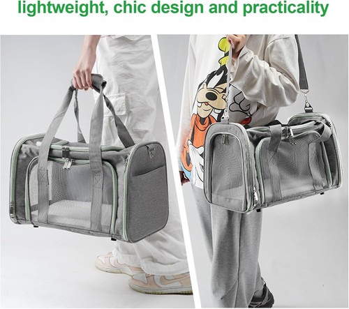 Soft - Sided Pet Carrier - for Small/Medium Pets up to 15 Lbs, Airline Approved - Picture 5 of 6