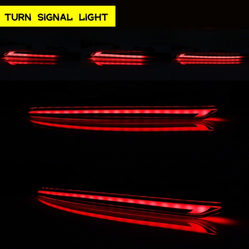 Lámpara de parachoques trasero secuencial LED con señal de freno trasero luces traseras para Ford Fusion 2019-up - Imagen 4 de 10
