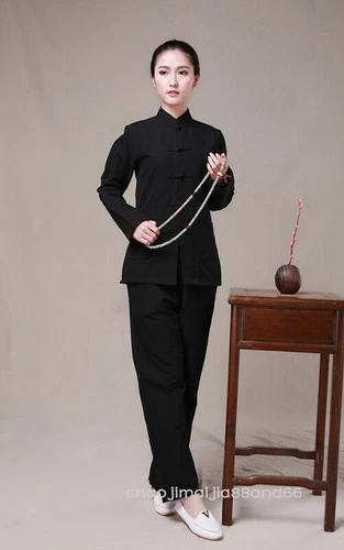 100% Cotton Chinese Traditional Women's Kung Fu Taichi Martial Arts shirt jacket - Picture 11 of 26