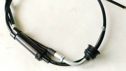 FOR Yamaha DT100 DT100C 1976 DT100X Dual Throttle Cable Ass'y New - Picture 2 of 3