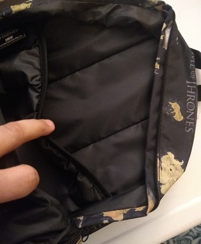 New HBO Game Of Thrones Backpack. Unused. Map Design. Westeros. Back to School - Picture 9 of 12