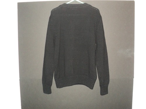 Arizona Jeans Co. Boy's Size 8 M Sweater Black Pullover V Neck Cotton Blend - Picture 2 of 3
