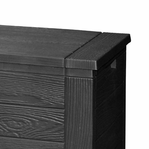 300 L nero cuscino da giardino esterno per patio mobili giocattolo portaoggetti scatola petto - Foto 2 di 6
