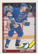 1991-92 O-Pee-Chee #481 SCOTT STEVENS - St. Louis Blues