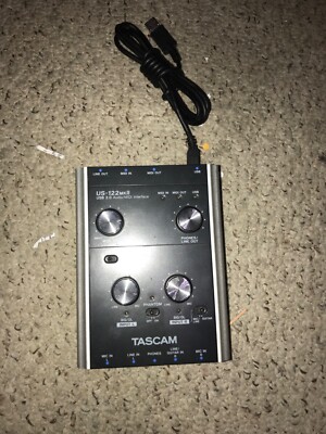 TASCAM US-122MK2 USB Audio Midi Interface Black from Japan