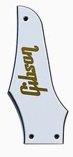 3 Ply White Guitar Pickguard Fits Gibson Firebird "Logo"Truss Rod Cover Parts