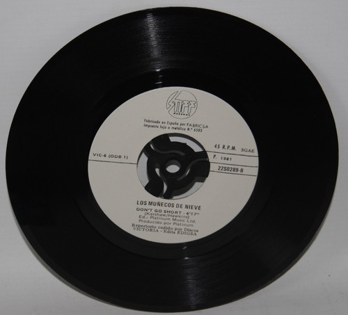 Los Munecos De Nieve / The Snowmen – Hokey Cokey - 1981 Spain Vinyl 7" Single - Picture 3 of 4
