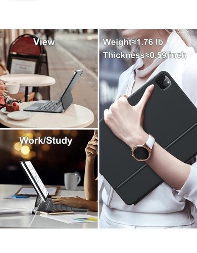 BOBOLEE Magic Keyboard Case for iPad Pro 12.9 - Picture 5 of 7