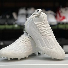 Adidas Adizero Primeknit Triple White Silver Football Cleats GX5420 Men's US 14