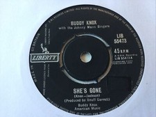 Buddy Knox: She’s Gone / Now There’s Only Me  EX / EX 7” vinyl Free UK Post