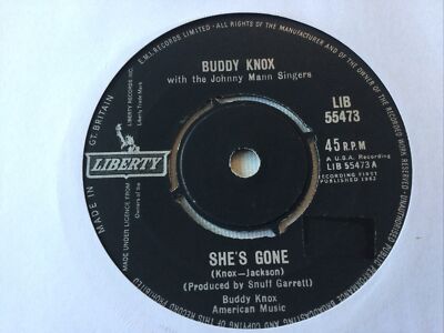 Buddy Knox: She s Gone / Now There s Only Me  EX/EX 7  Vinyl Single Free UK Post