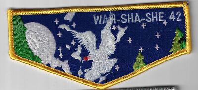 OA 42 Wah-Sha-She 2000 NOAC Flap YEL Bdr. Tennessee [PAT-2234]