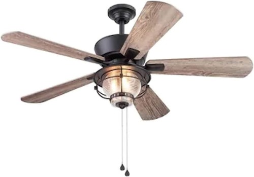 Luxury Matte Bronze LED Ceiling Fan for Bedroom & Living Room - 2400 Lumen Light - Picture 4 of 7