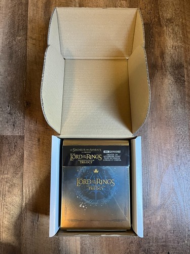 The Lord of the Rings 4K UHD Trilogy Complete Steelbook Collection *NEW/SEALED* - Picture 9 of 10