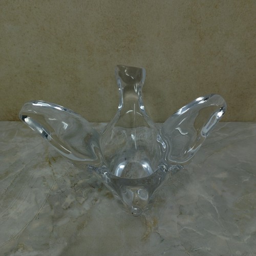 Princess House Lead Crystal Peace Dove Bird Candle Easter Candy Dish Religious - Picture 2 of 11