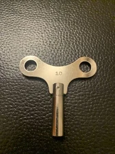 Antique Clock Parts. Kundo And Others Anniversary Clock - Key. (KEY ONLY) 4.75mm