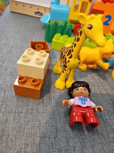 Lego Duplo Learn To Count Number Train Boy Girl Cat + Zoo Animals & Extras - Picture 9 of 12