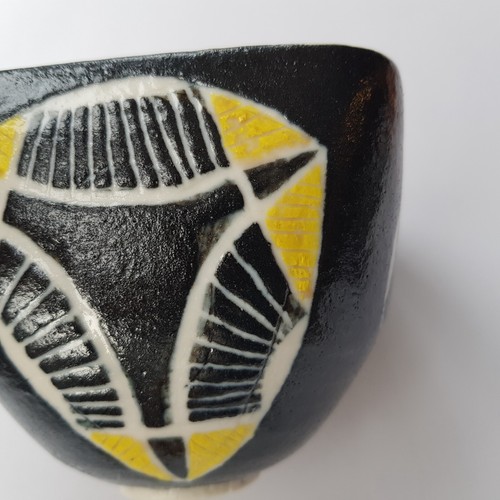 Malcolm Moor Art Pottery Studiokeramik Porzellan Schale Modernist Motiv England - Bild 12 von 18