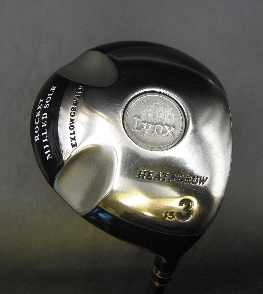 Lynx Heat Arrow Ex Low Gravity 15° 3 Wood Regular Graphite Shaft Lynx Grip Lynx Heat Arrow Ex Low Gravity 15° 3 Wood Regular Graphite Shaft Lynx Grip