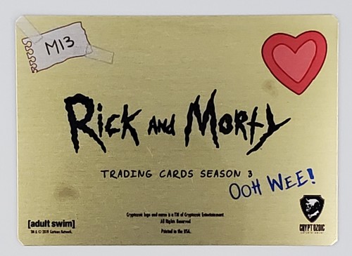 2019 Rick & Morty Season 2 M13 Mr. Poopy Butthole Convention Exclusive Metal - Picture 2 of 3