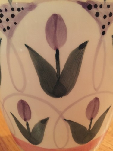 Laura Ashley Collection by Cardinal 9" Ceramic Vase ~ Spring & Easter ~ HTF NWOB - Picture 4 of 7