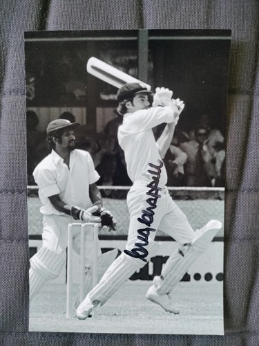 Australia Cricket Legend Greg Chappell Signed Photo