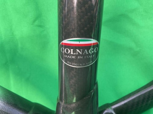 Colnago C50 Carbon Road Bike Frame Set 550mm Horizontal Black Silver Used Authen - Picture 17 of 19