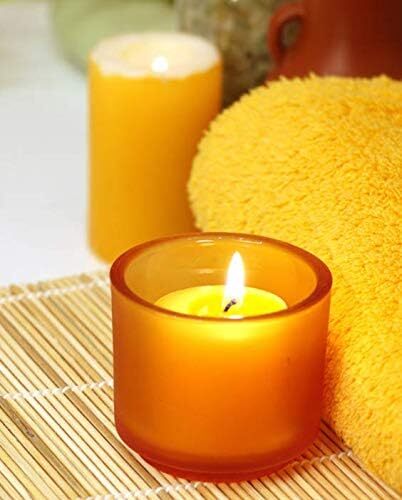 Citronella Scented Votive Candles - 10 Hour Burn Time - Set of 72 for Dinner - Picture 5 of 11